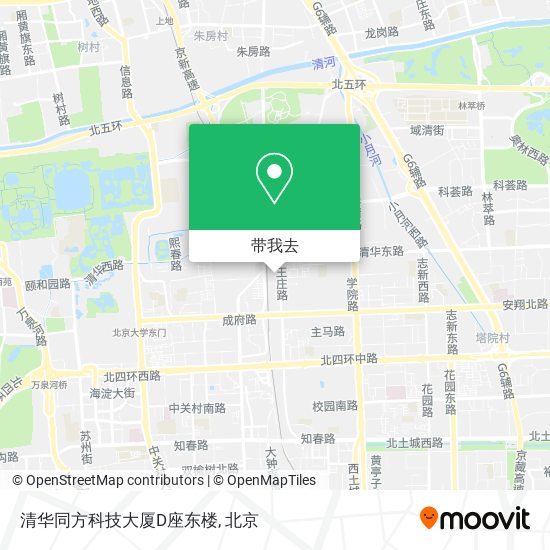 清华同方科技大厦D座东楼地图