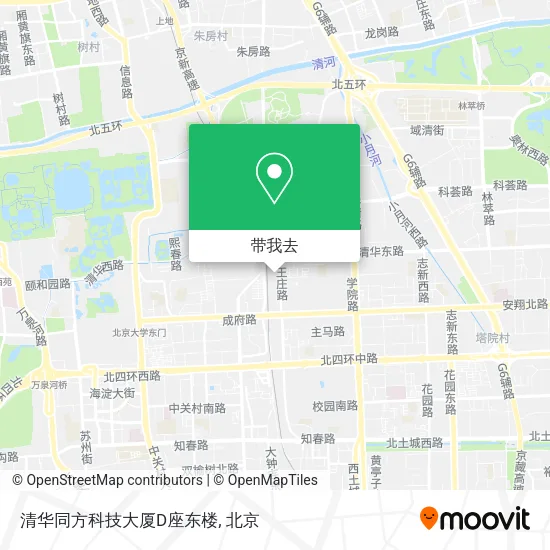 清华同方科技大厦D座东楼地图
