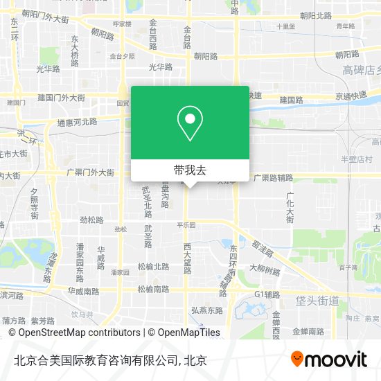 北京合美国际教育咨询有限公司地图
