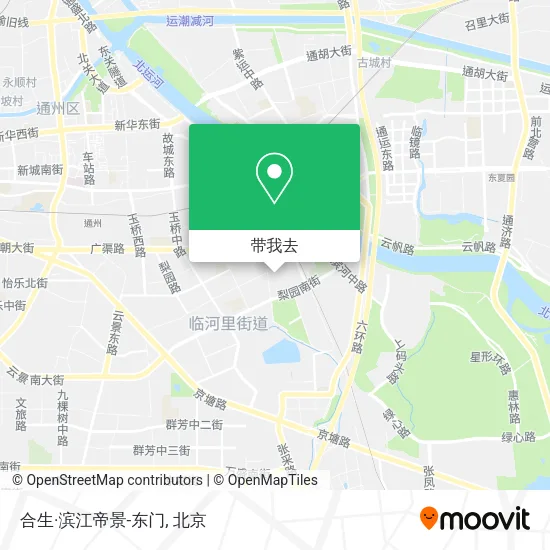 合生·滨江帝景-东门地图