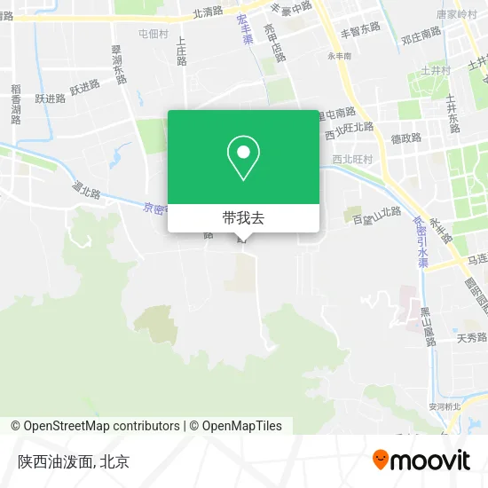 陕西油泼面地图