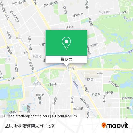 益民通讯(清河南大街)地图