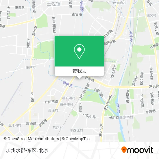 加州水郡-东区地图