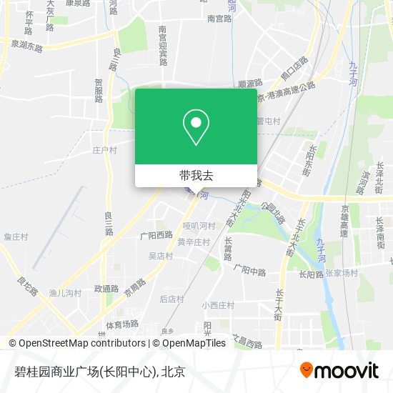 碧桂园商业广场(长阳中心)地图