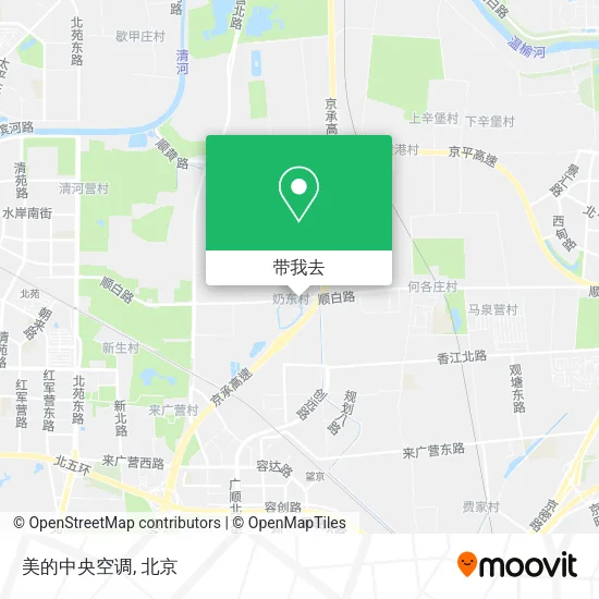 美的中央空调地图