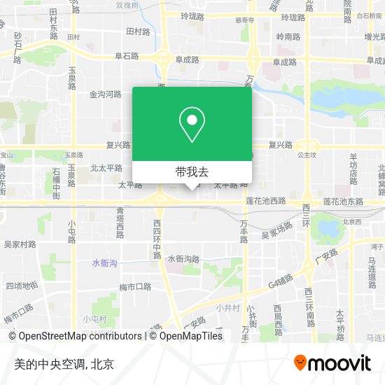 美的中央空调地图