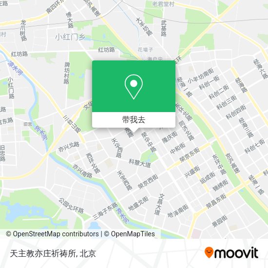 天主教亦庄祈祷所地图