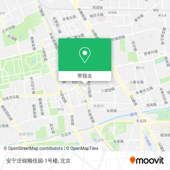 安宁庄锦顺佳园-1号楼地图