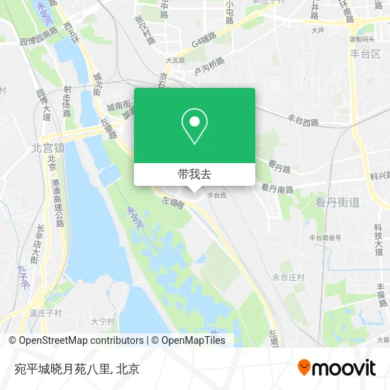 宛平城晓月苑八里地图
