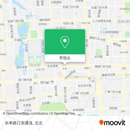 东单路口东通道地图