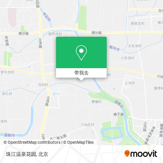珠江温泉花园地图