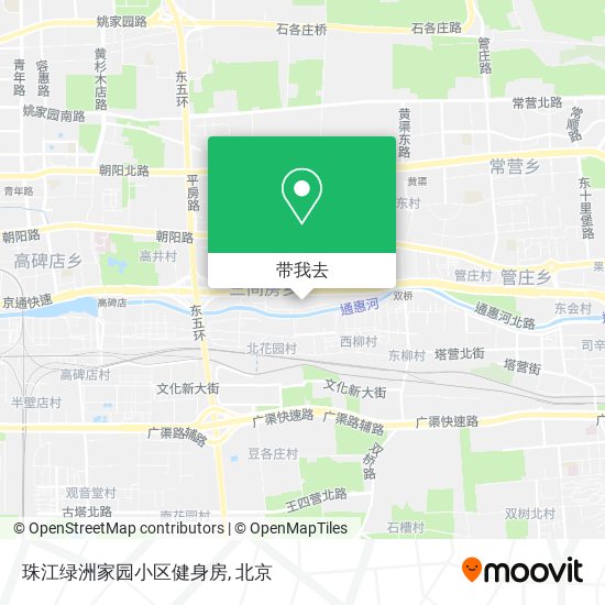 珠江绿洲家园小区健身房地图