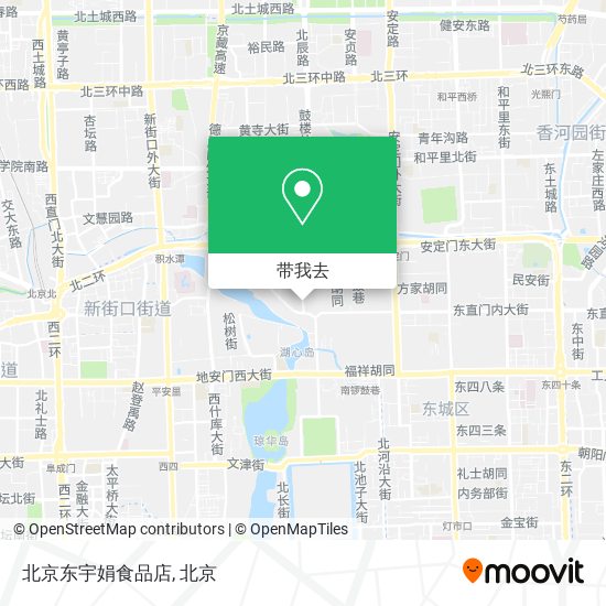 北京东宇娟食品店地图