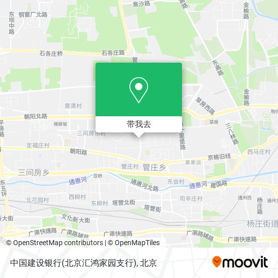 中国建设银行(北京汇鸿家园支行)地图
