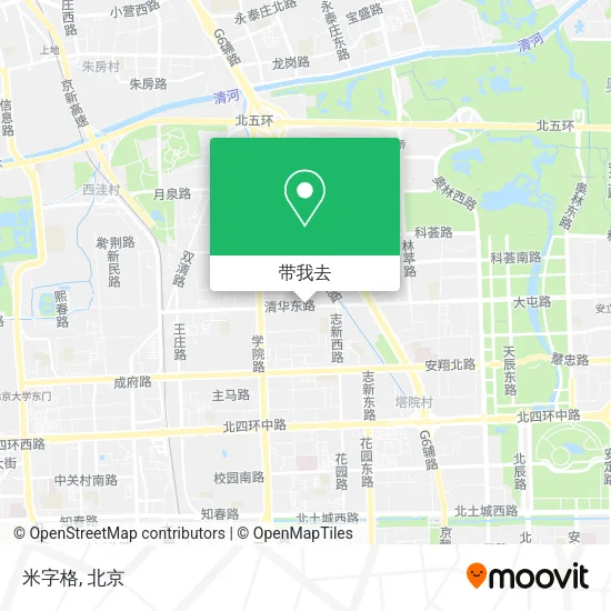 米字格地图