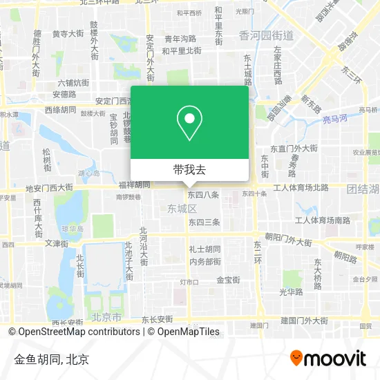 金鱼胡同地图