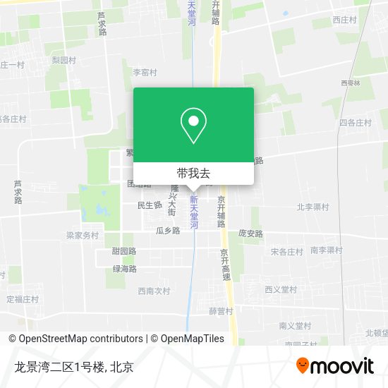 龙景湾二区1号楼地图