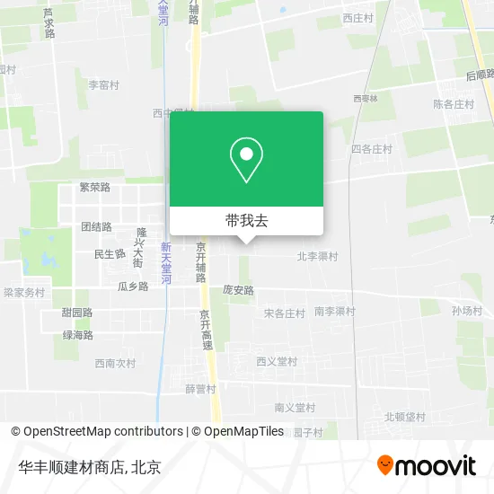 华丰顺建材商店地图