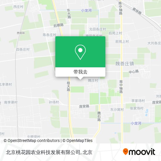 北京桃花园农业科技发展有限公司地图