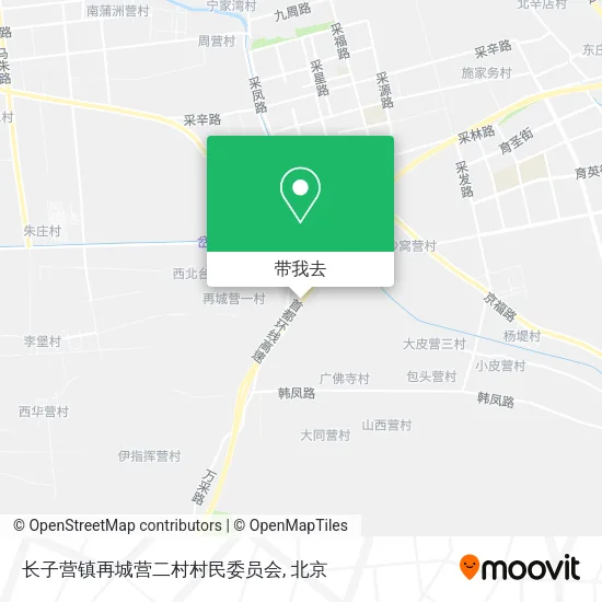 长子营镇再城营二村村民委员会地图