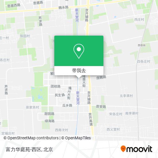 富力华庭苑-西区地图