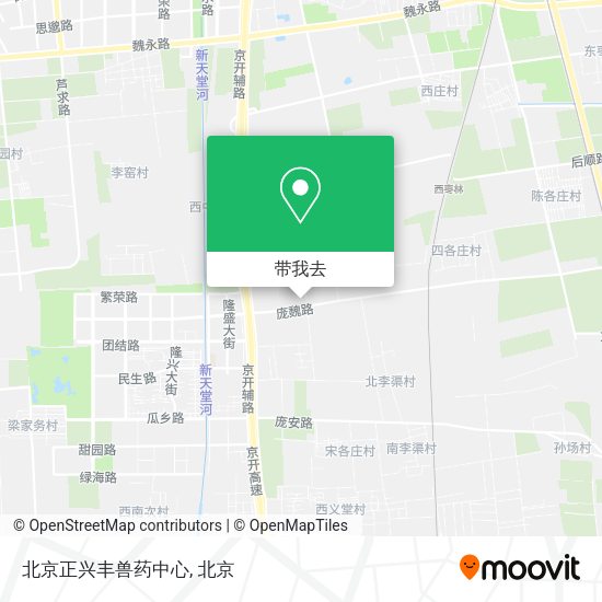 北京正兴丰兽药中心地图