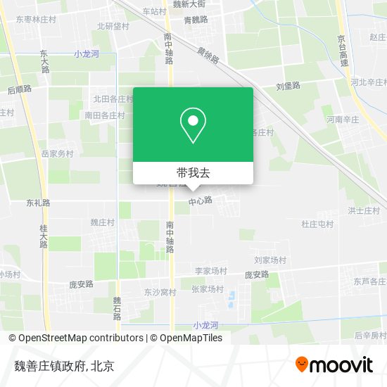 魏善庄镇政府地图