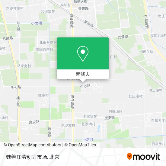 魏善庄劳动力市场地图