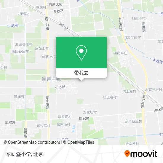 东研垡小学地图