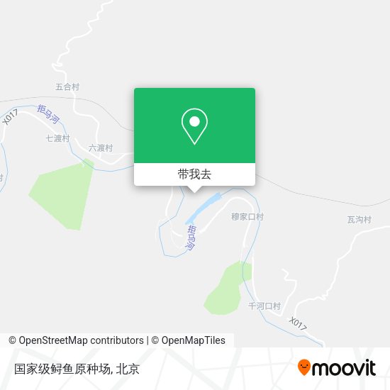 国家级鲟鱼原种场地图