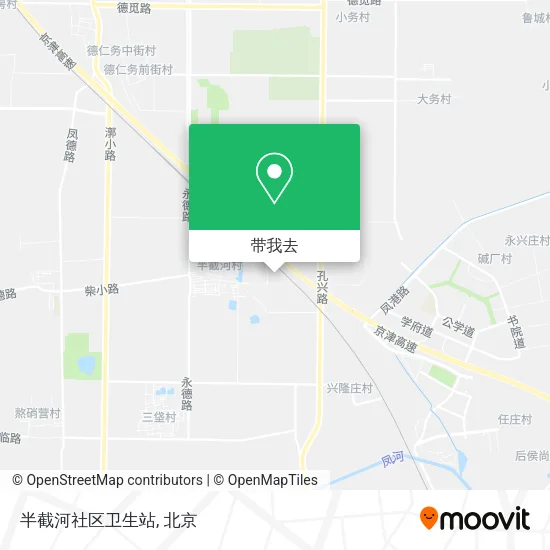 半截河社区卫生站地图