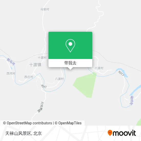 天禄山风景区地图