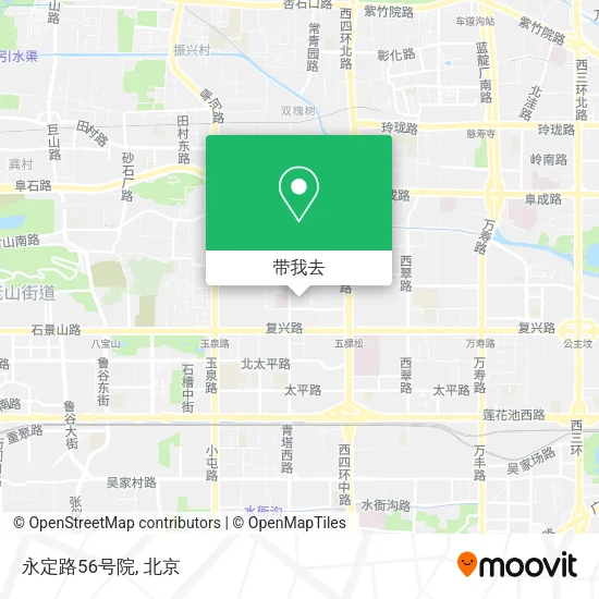 永定路56号院地图