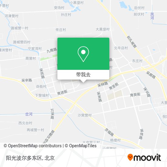 阳光波尔多东区地图