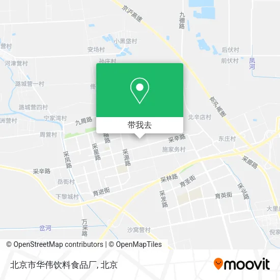北京市华伟饮料食品厂地图