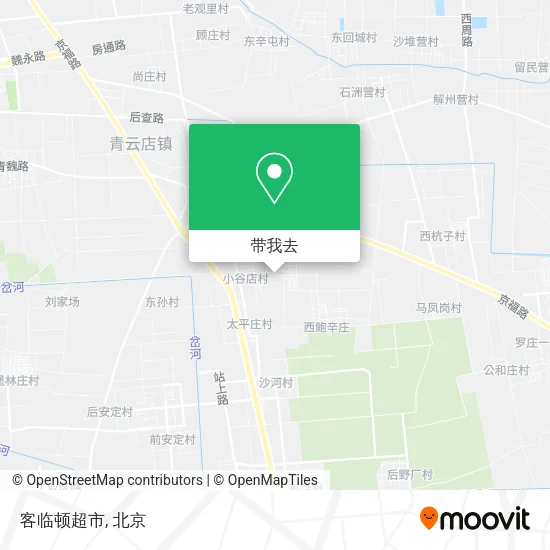 客临顿超市地图