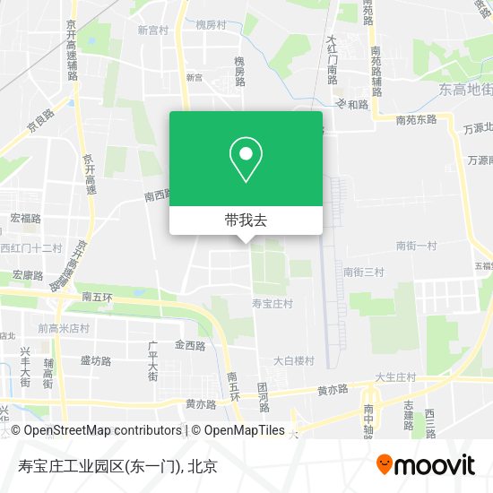 寿宝庄工业园区(东一门)地图