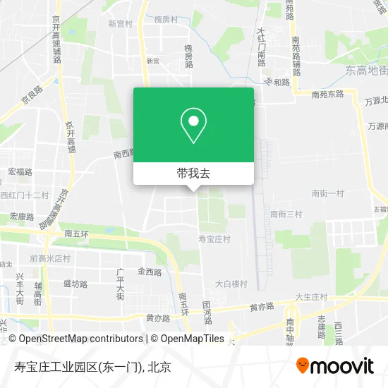 寿宝庄工业园区(东一门)地图