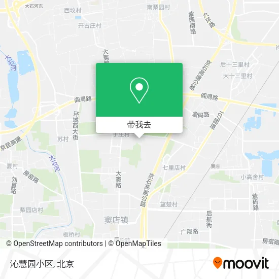 沁慧园小区地图