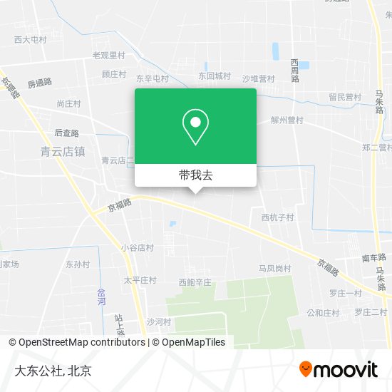 大东公社地图