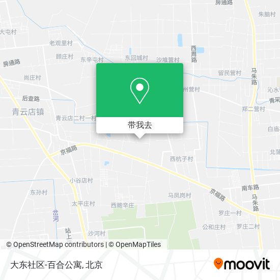 大东社区-百合公寓地图
