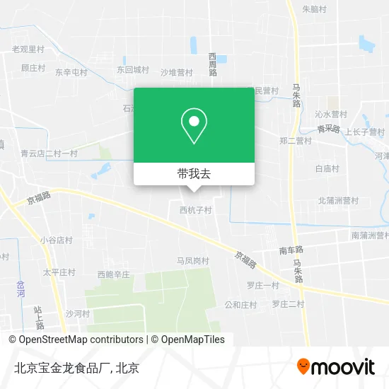 北京宝金龙食品厂地图
