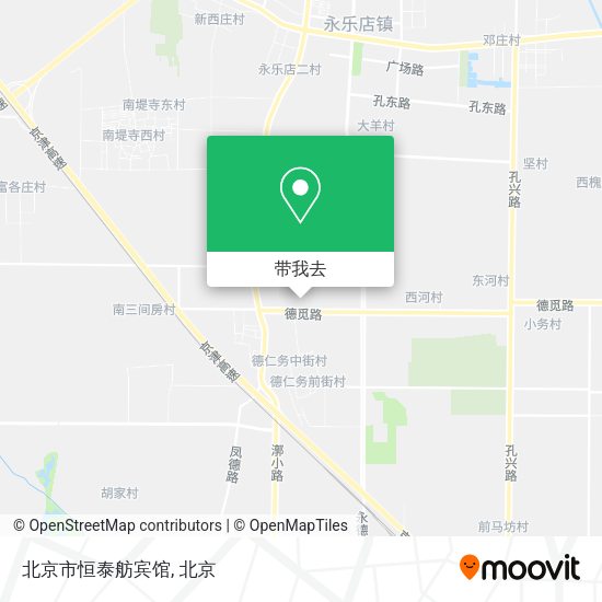 北京市恒泰舫宾馆地图