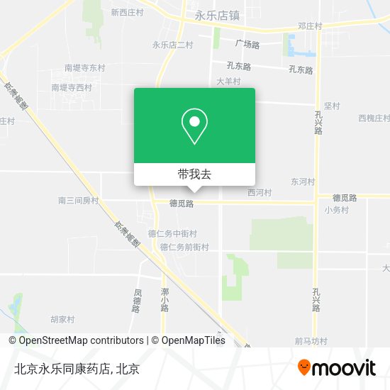 北京永乐同康药店地图