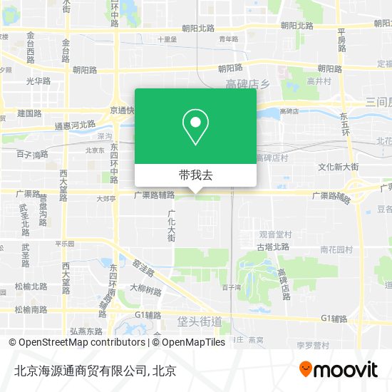 北京海源通商贸有限公司地图