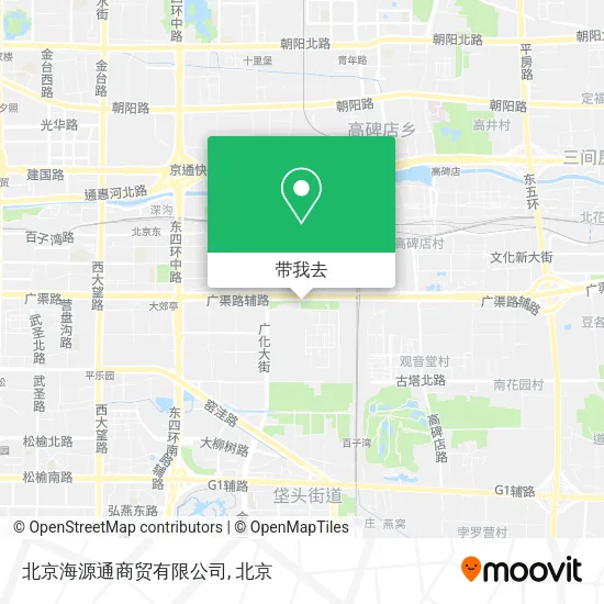 北京海源通商贸有限公司地图