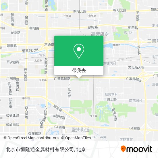 北京市恒隆通金属材料有限公司地图