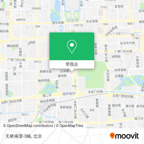 天桥南里-3栋地图