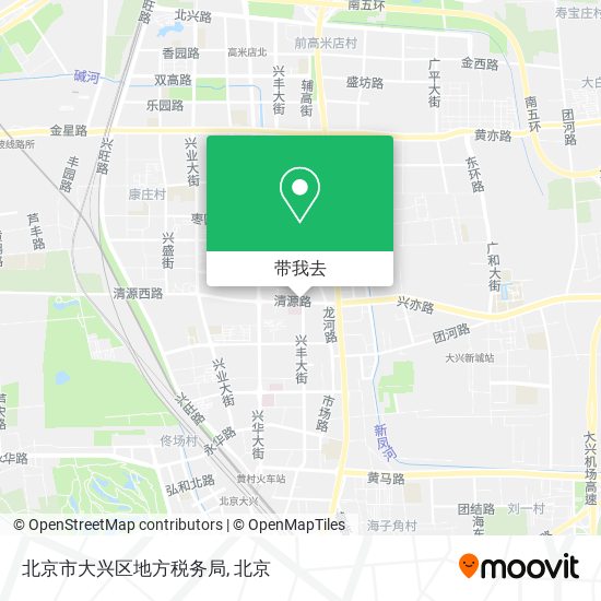 北京市大兴区地方税务局地图