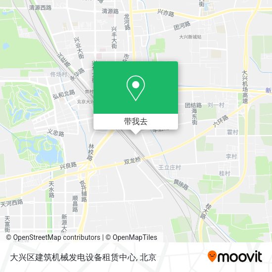 大兴区建筑机械发电设备租赁中心地图